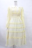 画像1: Swankiss / TS french dress Free イエロー H-25-09-09-1018-CA-OP-NS-ZH (1)
