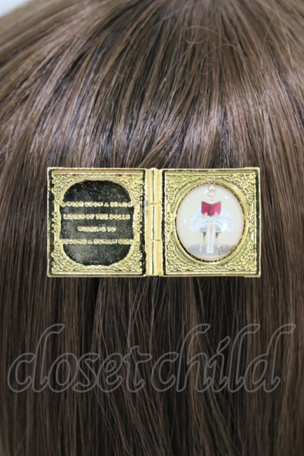 画像2: BABY,THE STARS SHINE BRIGHT / Ex libris the DOLLS バレッタ  ゴールド H-25-09-09-1003-BA-AC-NS-ZH (2)