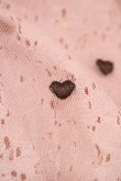 画像3: mille fille closet by LODISPOTTO / ミニハート刺繍チュールロングキャミドレスワンピース M ピンク H-25-09-09-1025-LO-OP-NS-ZH (3)