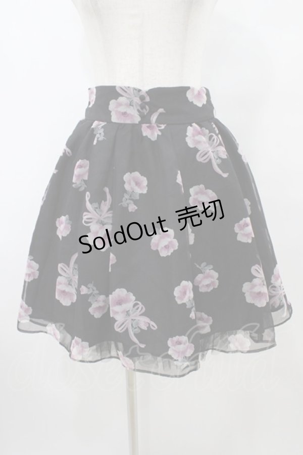 画像1: mille fille closet by LODISPOTTO / Love Rosierスカート M ブラック H-25-09-09-1030-LO-SK-NS-ZH (1)