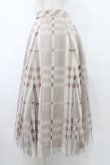 画像1: An MILLE / ビッグチェックチュールスカート Free PI H-25-09-09-1032-EL-SK-NS-ZH (1)