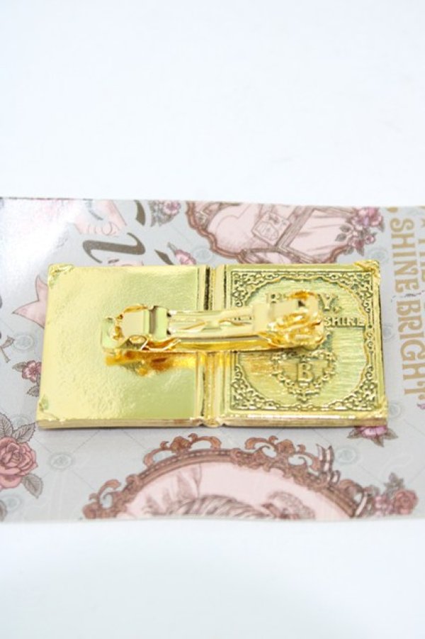 画像4: BABY,THE STARS SHINE BRIGHT / Ex libris the DOLLS バレッタ  ゴールド H-25-09-09-1003-BA-AC-NS-ZH (4)