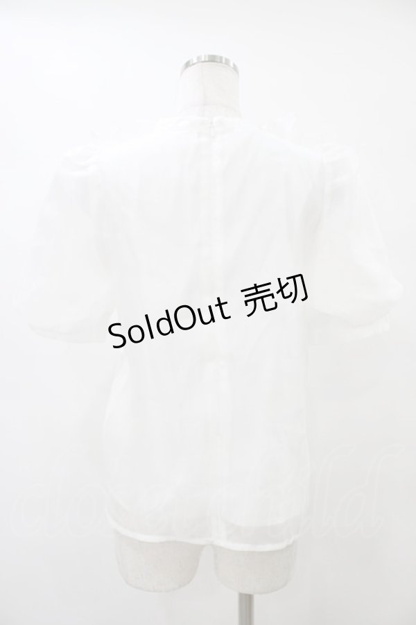 画像2: An MILLE / フリルブラウス Free オフ H-25-09-09-1038-EL-BL-NS-ZH (2)