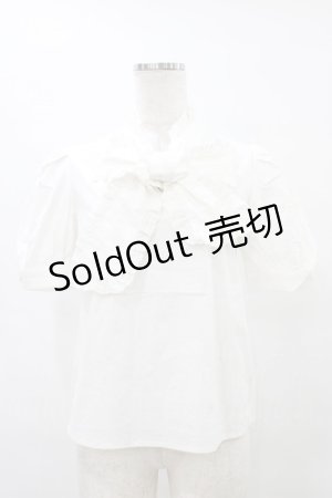 画像: evelyn / リボンブラウス Free オフ H-25-09-09-1039-LO-BL-NS-ZH