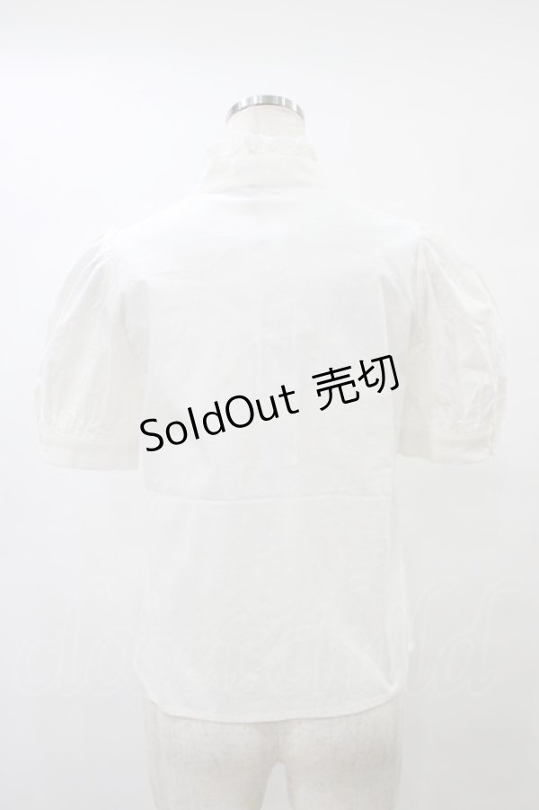 画像2: evelyn / リボンブラウス Free オフ H-25-09-09-1039-LO-BL-NS-ZH (2)