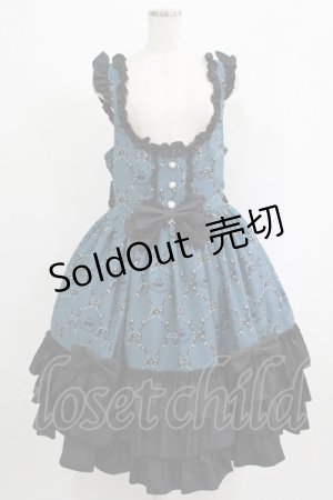 画像: metamorphose / 【プラスサイズ】Dressy Ribbon フリルジャンパースカート プラスサイズ  H-25-09-10-003-ME-OP-NS-ZH
