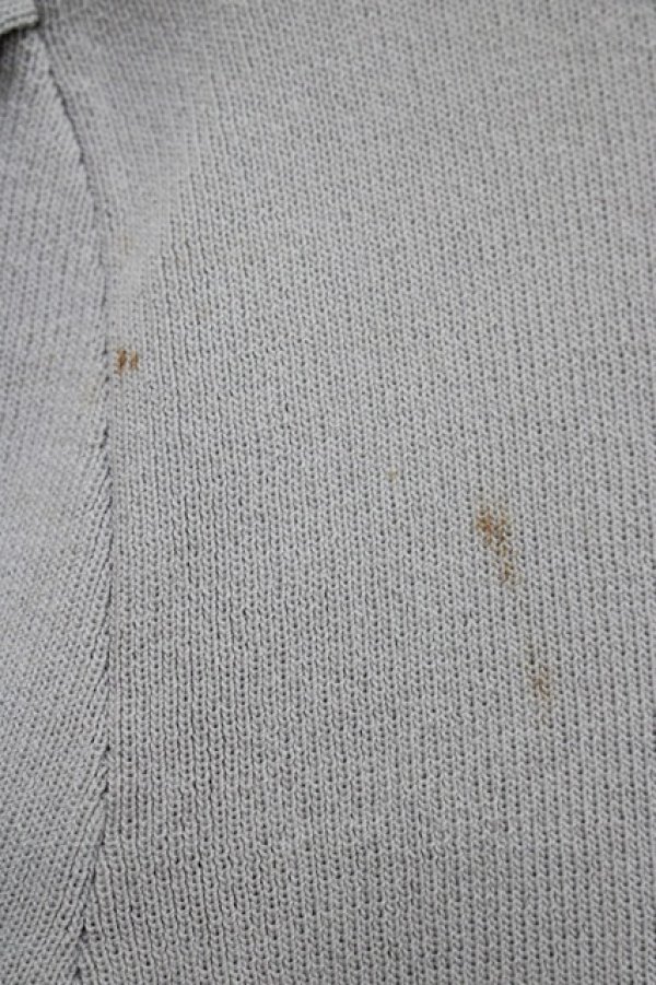 画像4: an another angelus / フロント釦スクエアネックニットプルオーバー Free BLUE GRAY H-25-09-10-030-CA-TO-NS-ZH (4)