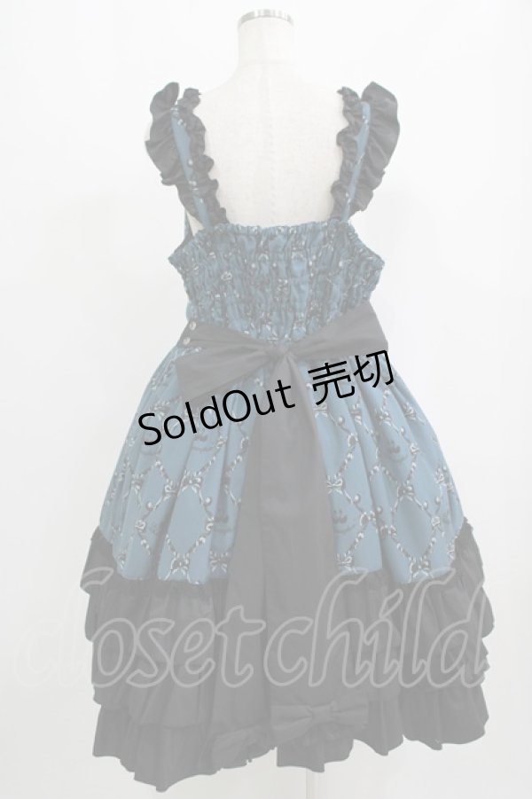 画像3: metamorphose / 【プラスサイズ】Dressy Ribbon フリルジャンパースカート プラスサイズ  H-25-09-10-003-ME-OP-NS-ZH (3)