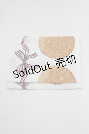 画像: ROSA BIANCA / ビスケット柄ティッシュポーチ  オフ H-25-09-10-042-EL-ZA-NS-ZH