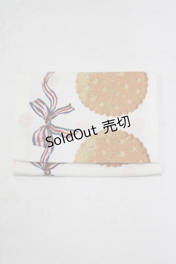 画像1: ROSA BIANCA / ビスケット柄ティッシュポーチ  オフ H-25-09-10-042-EL-ZA-NS-ZH (1)