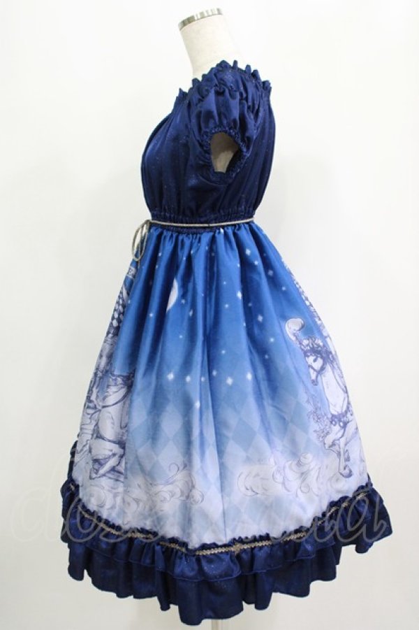 画像2: Enchantlic Enchantilly / Phantom Night Babydoll 夜空のワンピース Free ネイビー H-25-09-10-004-LO-OP-NS-ZH (2)