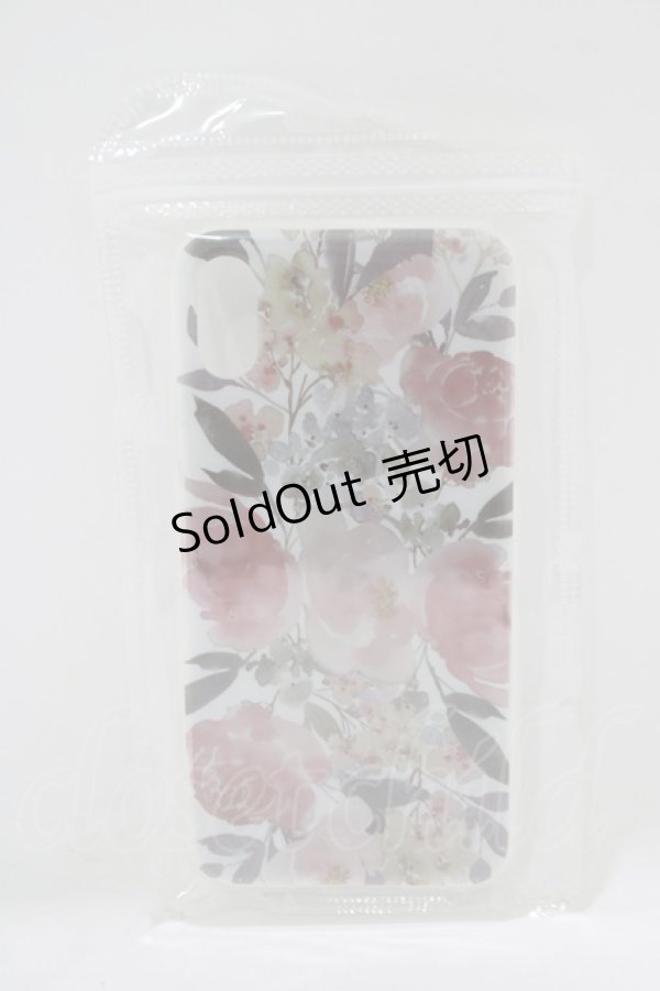 画像1: axes femme / フラワーiPhoneケース  オフ H-25-09-10-045-AX-ZA-NS-ZH (1)