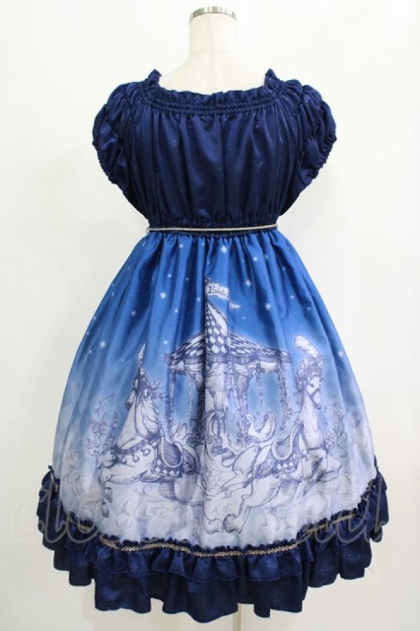 画像3: Enchantlic Enchantilly / Phantom Night Babydoll 夜空のワンピース Free ネイビー H-25-09-10-004-LO-OP-NS-ZH (3)