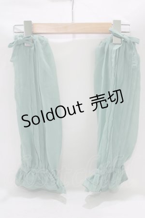 画像: metamorphose / シフォン付け袖  ミント H-25-09-10-047-ME-ZA-NS-ZH