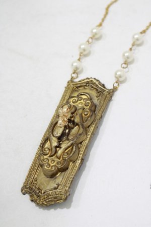 画像: Boo!Do堂 / 鍵穴のネックレス(ロングver）  ゴールド H-25-09-10-050-PU-AC-NS-ZH