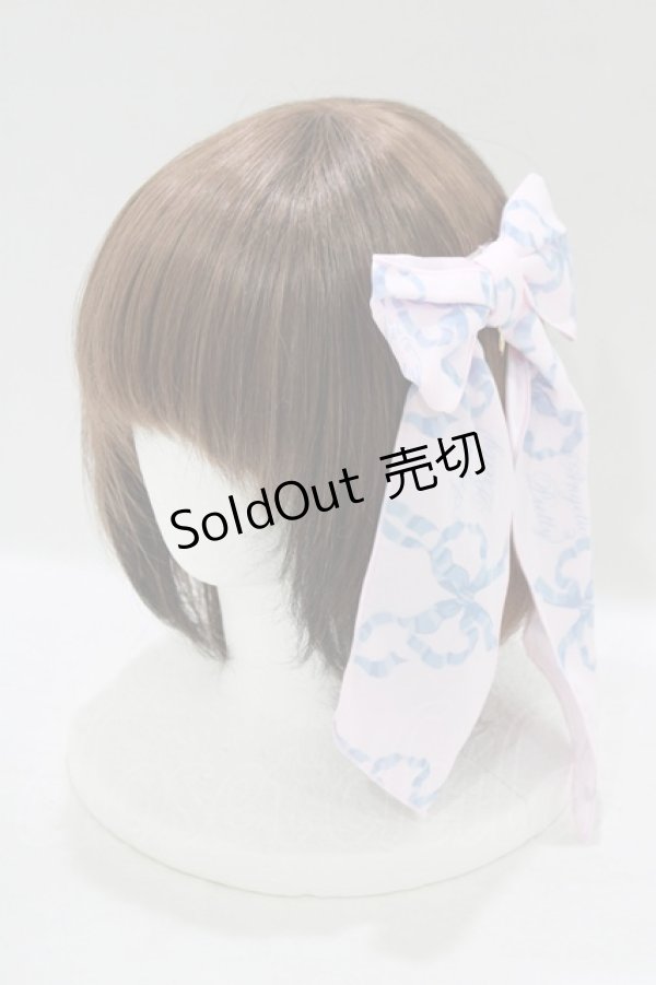 画像1: Angelic Pretty / Sweetie Ribbonリボンクリップ  ピンク/サックス H-25-09-10-071-AP-AC-NS-ZH (1)