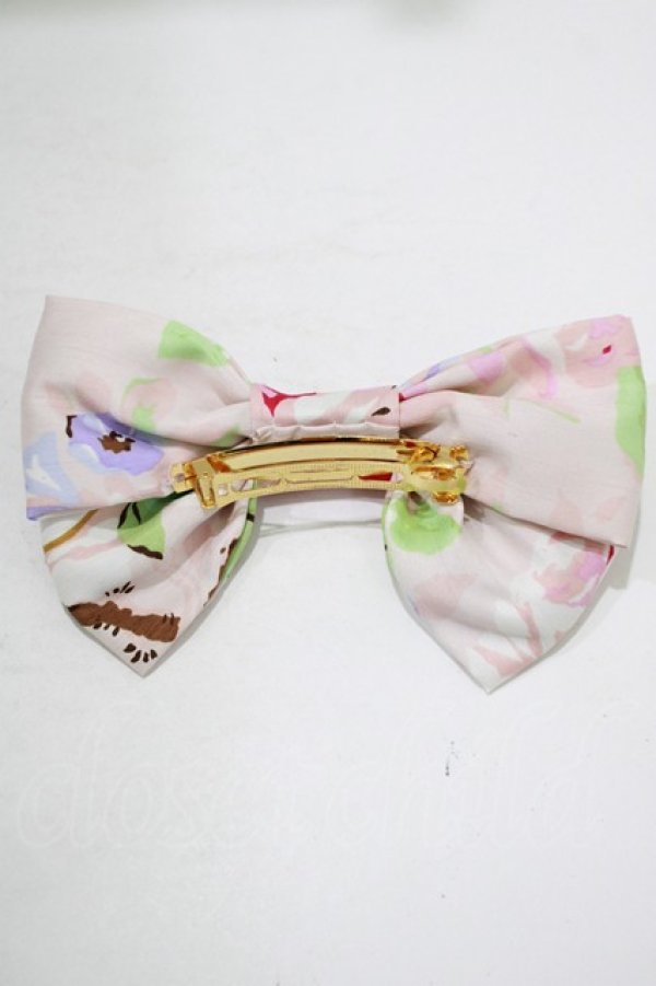 画像3: JESUS DIAMANTE / Aバレッタ - トリアノン薔薇柄ピンク H-25-09-10-074-JE-AC-NS-ZH (3)