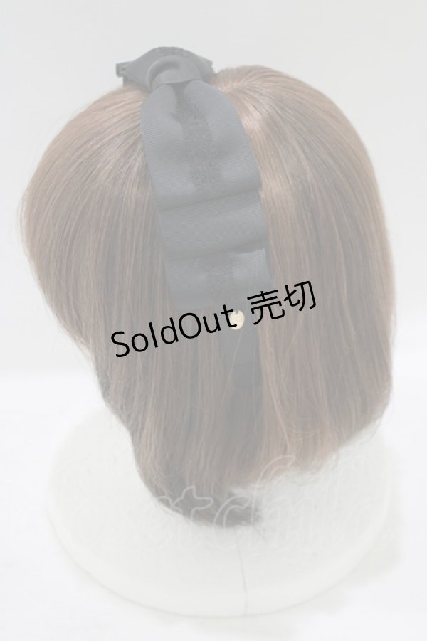 画像2: m petit by misako / NINA'S コラボカチューシャ  ブラック H-25-09-10-080-LO-AC-NS-ZH (2)