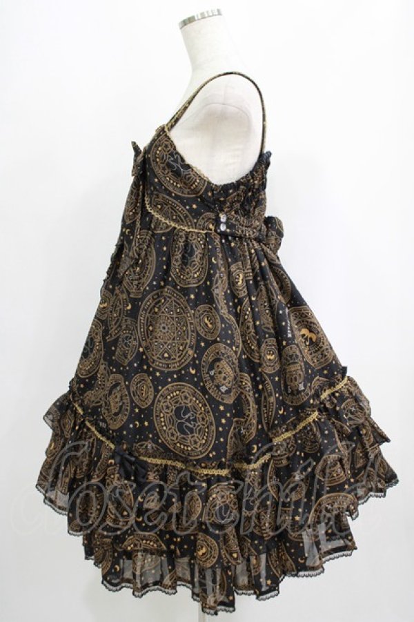 画像2: metamorphose / Magical moon lightベビードールジャンパースカート Free ブラック H-25-09-10-007-ME-OP-NS-ZH (2)