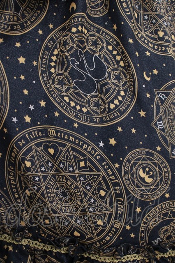 画像4: metamorphose / Magical moon lightベビードールジャンパースカート Free ブラック H-25-09-10-007-ME-OP-NS-ZH (4)