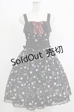 画像: metamorphose / Sweet Spooky Nightサーキュラージャンパースカート サイズ1 ブラック H-25-09-10-010-ME-OP-NS-ZH