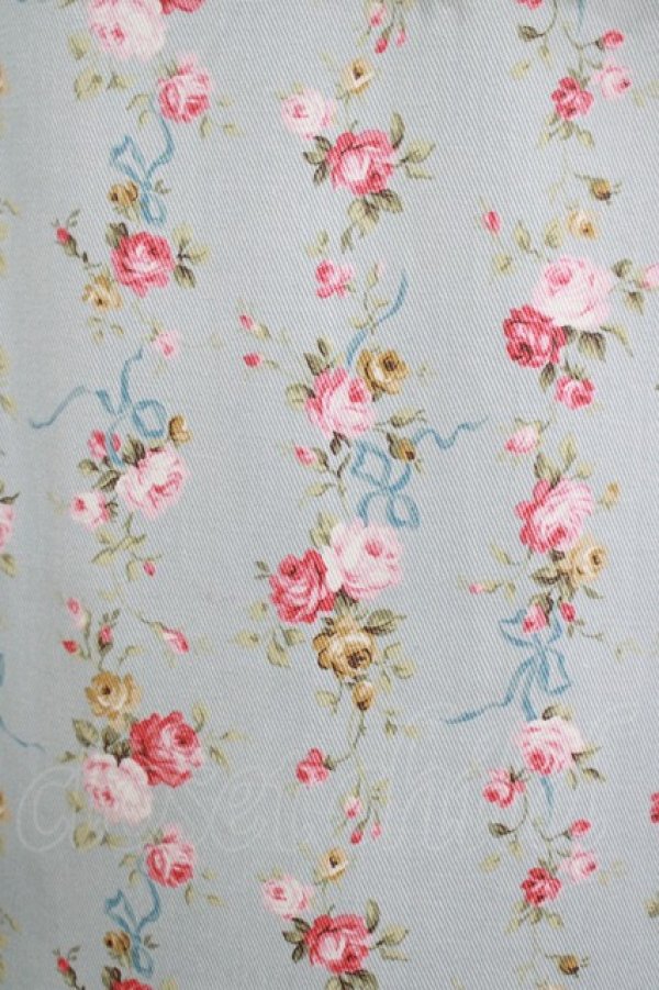 画像4: marcHenTica / フレアローズワンピース ハーフエルフ サックス H-25-09-10-012-LO-OP-NS-ZH (4)