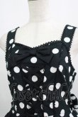画像4: metamorphose / Syrupサーキュラージャンパースカート（ポルカドット） サイズ1 ブラック H-25-09-10-014-ME-OP-NS-ZH (4)