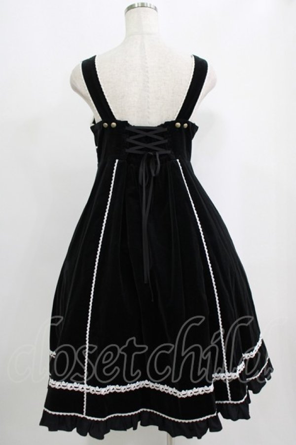 画像3: metamorphose / 別珍エレナジャンパースカート Free ブラック H-25-09-10-002-ME-OP-NS-ZH (3)