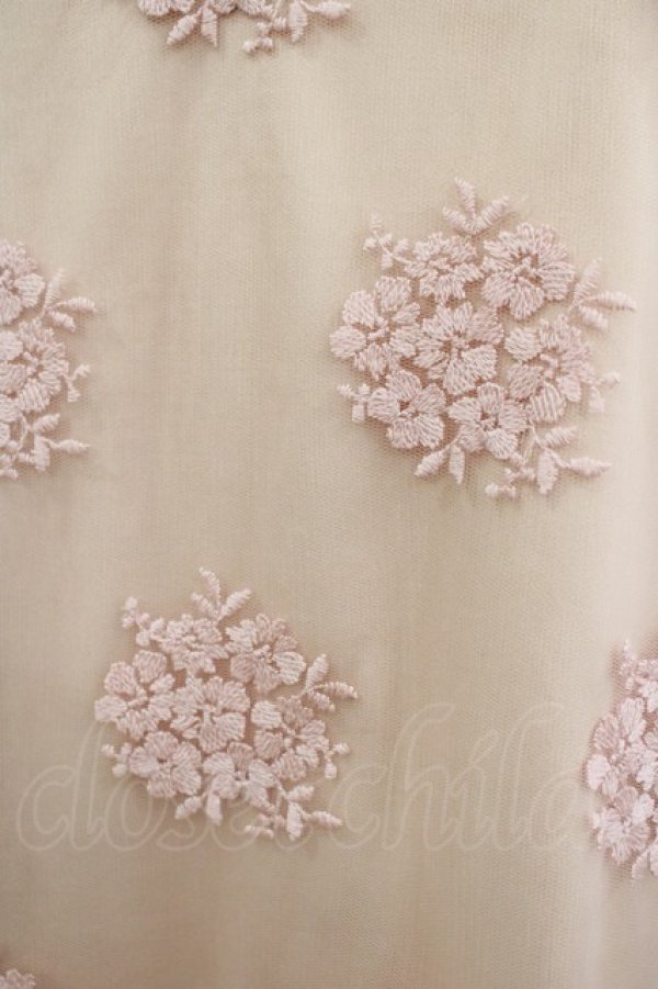 画像4: an another angelus / チュール刺繍プルオーバーブラウス Free ピンク H-25-09-10-026-CA-TO-NS-ZH (4)