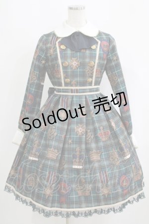 画像: Angelic Pretty / Antique Crownワンピース Free グリーン H-25-09-11-001-AP-OP-NS-ZH