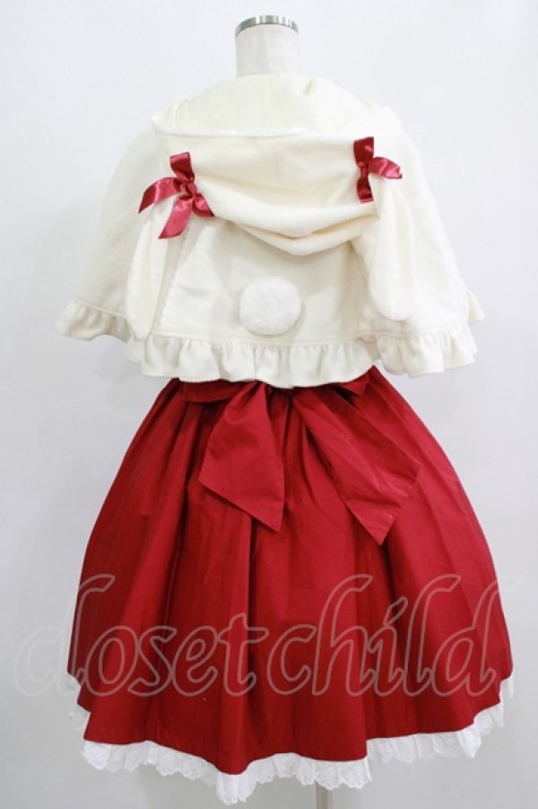 画像3: Angelic Pretty / Charmingロップイヤージャンパースカートセット Free レッド H-25-09-11-003-AP-OP-NS-ZH (3)