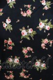 画像4: PINK HOUSE CHELSEA / オールドローズ柄チュニックワンピース 3（M） ブラック H-25-09-11-029-EL-OP-NS-ZH (4)