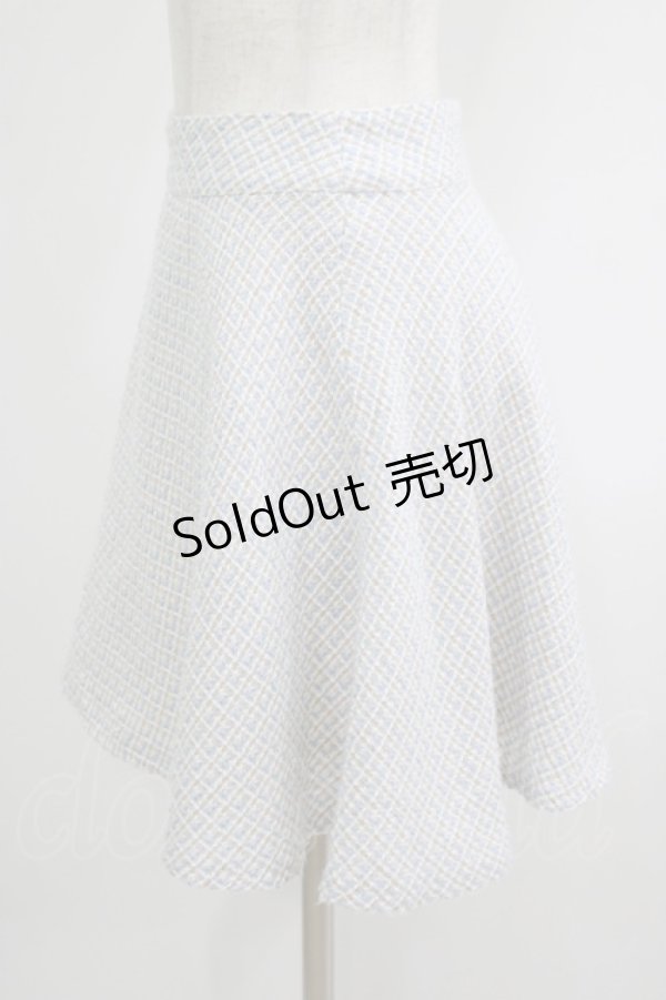 画像2: LODISPOTTO / ツイードスカート S サックス H-25-09-11-035-LO-SK-NS-ZH (2)