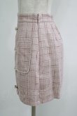 画像2: Ank Rouge / フロントボタンツイードスカート M ピンク H-25-09-11-036-CA-SK-NS-ZH (2)