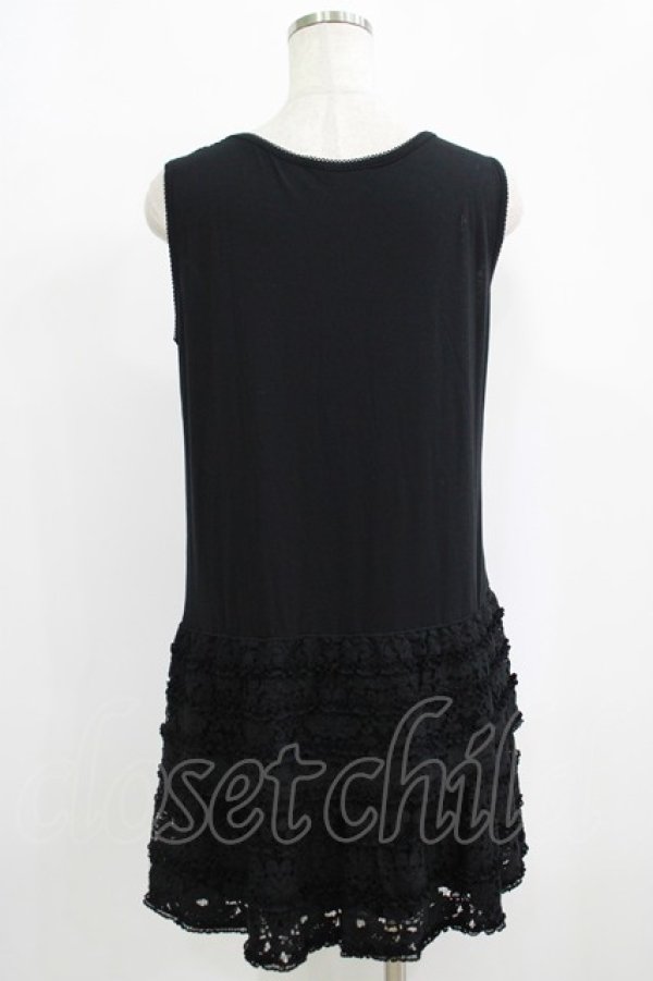 画像5: INGEBORG / フラワーレーストップス+ワンピース 3（9号） ブラック H-25-09-11-041-LO-OP-NS-ZH (5)