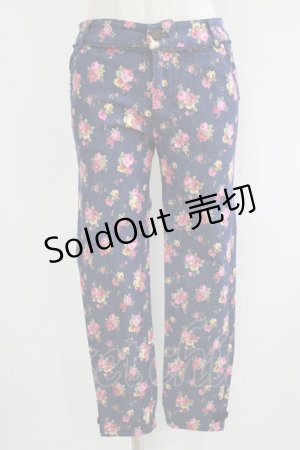 画像: LIZ LISA / 花柄パンツ 0 ブルー H-25-09-11-044-LO-PA-NS-ZH