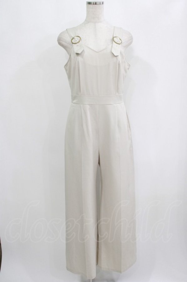 画像1: LEBECCA boutique / 奮励努力のサロペット Free アイボリー H-25-09-11-045-EL-OP-NS-ZH (1)