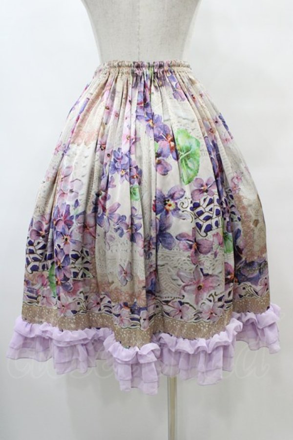 画像2: Triple fortune / ヴィクトリアンヴァイオレットスカート   H-25-09-11-1029-EL-SK-KB-ZH (2)