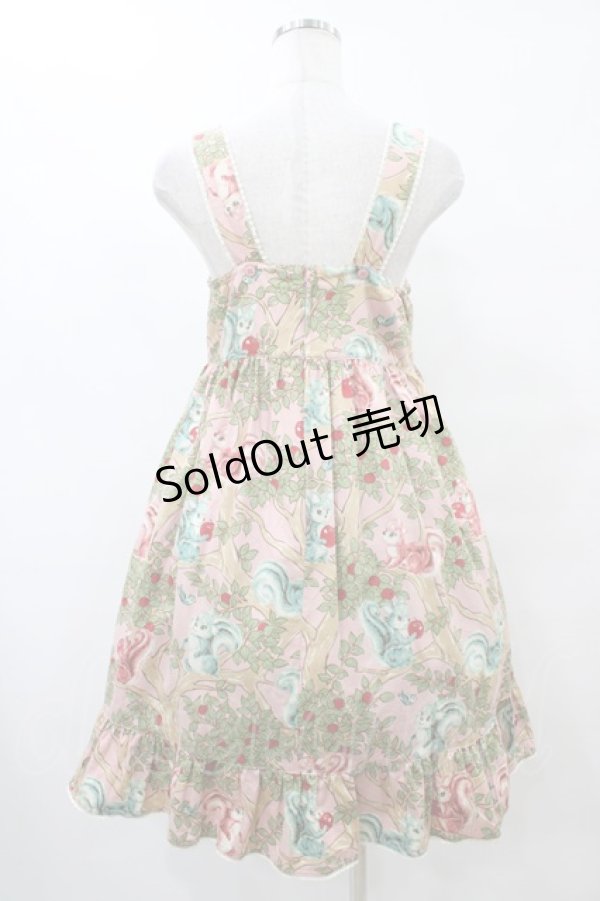 画像2: Shirley Temple / リスジャンパースカート 160 ピンク H-25-09-11-1031-ET-OP-KB-ZH (2)