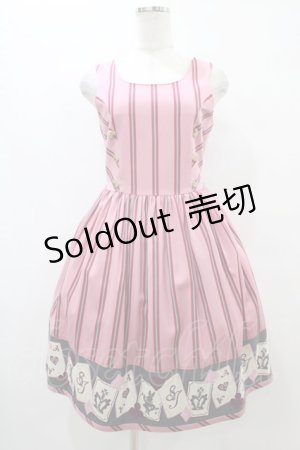 画像: Shirley Temple / トランプアリスジャガードジャンパースカート 160 ピンク H-25-09-11-1033-ET-OP-KB-ZH