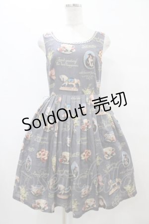 画像: Leur Getter / Victorianノースリーブワンピース  グレー H-25-09-11-1034-LU-OP-KB-ZH