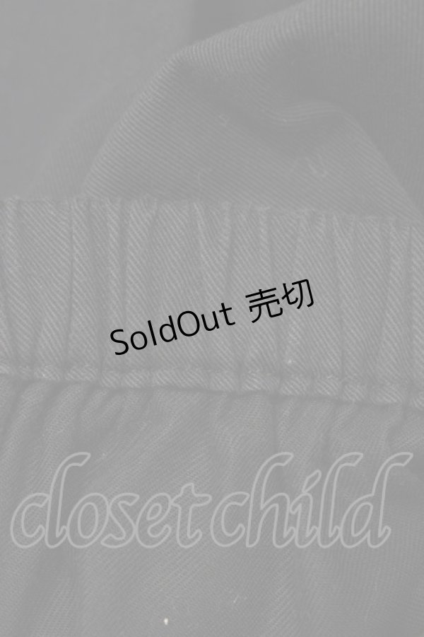 画像3: h.NAOTO / 異素材切替ロングスカート  黒×赤 H-25-09-11-1038-HN-SK-KB-ZH (3)