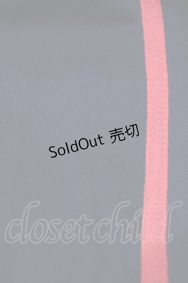 画像4: h.NAOTO / 異素材切替ロングスカート  黒×赤 H-25-09-11-1038-HN-SK-KB-ZH (4)