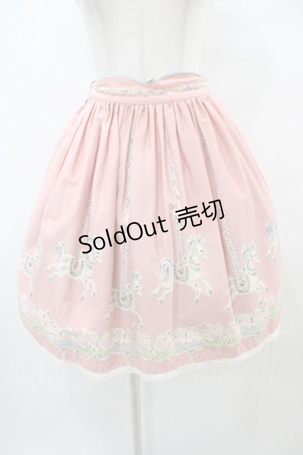 画像1: Shirley Temple / カルーセルスカート 160 ピンク H-25-09-11-1040-ET-SK-KB-ZH (1)
