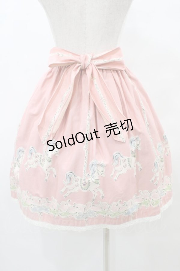 画像2: Shirley Temple / カルーセルスカート 160 ピンク H-25-09-11-1040-ET-SK-KB-ZH (2)