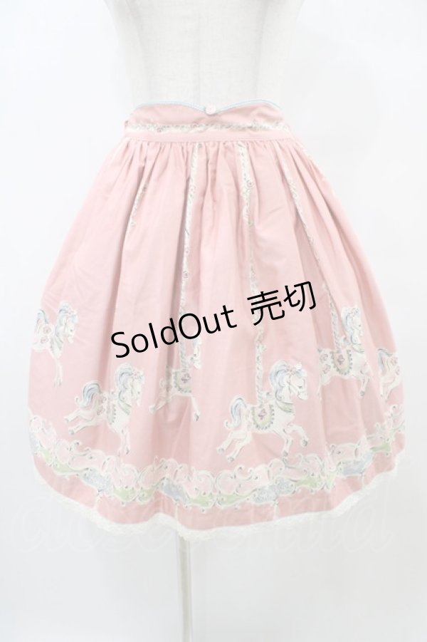 画像1: Shirley Temple / カルーセルスカート 160 ピンク H-25-09-11-1041-ET-SK-KB-ZH (1)