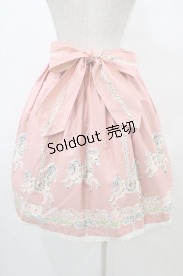 画像2: Shirley Temple / カルーセルスカート 160 ピンク H-25-09-11-1041-ET-SK-KB-ZH (2)