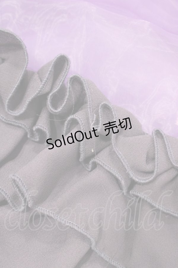 画像3: Triple fortune / オーガンジースカート  パープル H-25-09-11-1044-EL-SK-KB-ZH (3)