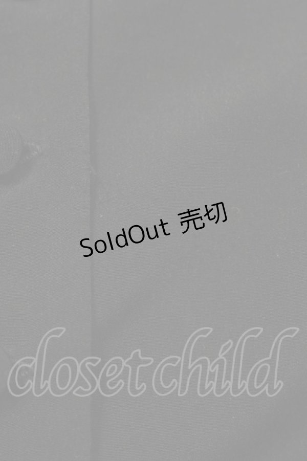 画像3: Sheglit / スタンドカラーリボンジャボブラウス M ブラック H-25-09-11-1048-EL-BL-KB-ZH (3)