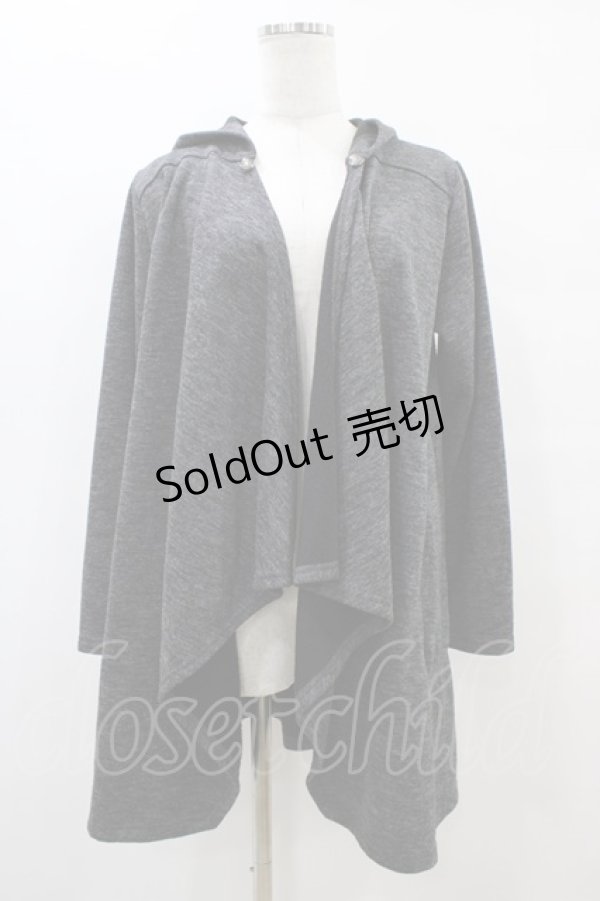 画像1: ALGONQUINS / フードカーディガン  グレー H-25-09-11-1051-AL-TO-KB-ZH (1)